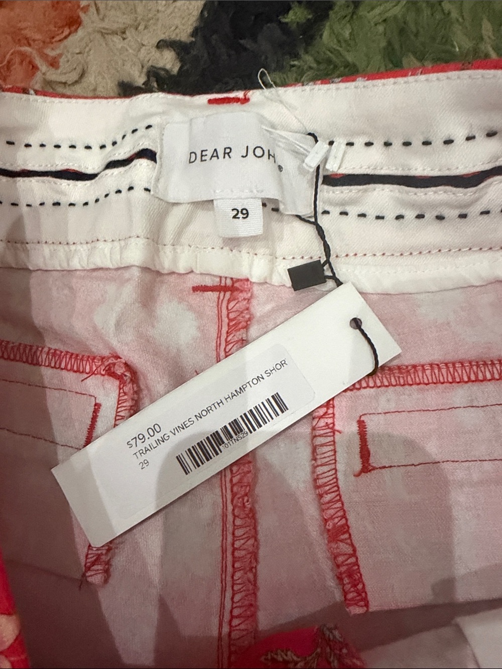 NWT Women’s Red Floral Shorts - Picture 3 of 6